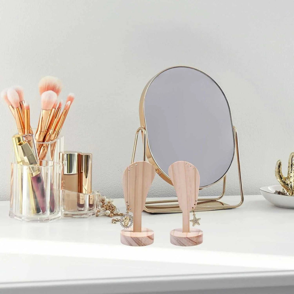 2Pcs Jewelry Display Rack Ears Shape Stand Show Charms Universal Professional Showcase Boutique Set Earrings Shelf The jack market .AU The jack market .AU Jewellery & Chains $ 47 14:29#2pcs log wood