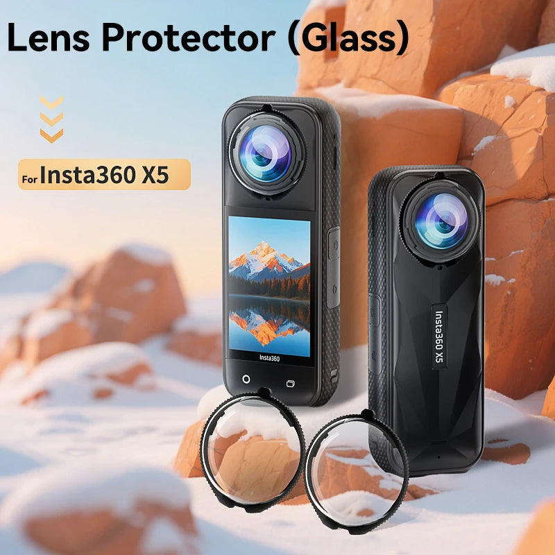 Lens Guards for Insta360 X5 Rotating Anti-Scratch High Quality Lens Protector Cap for Insta 360 X5 Protective Guard Accessories