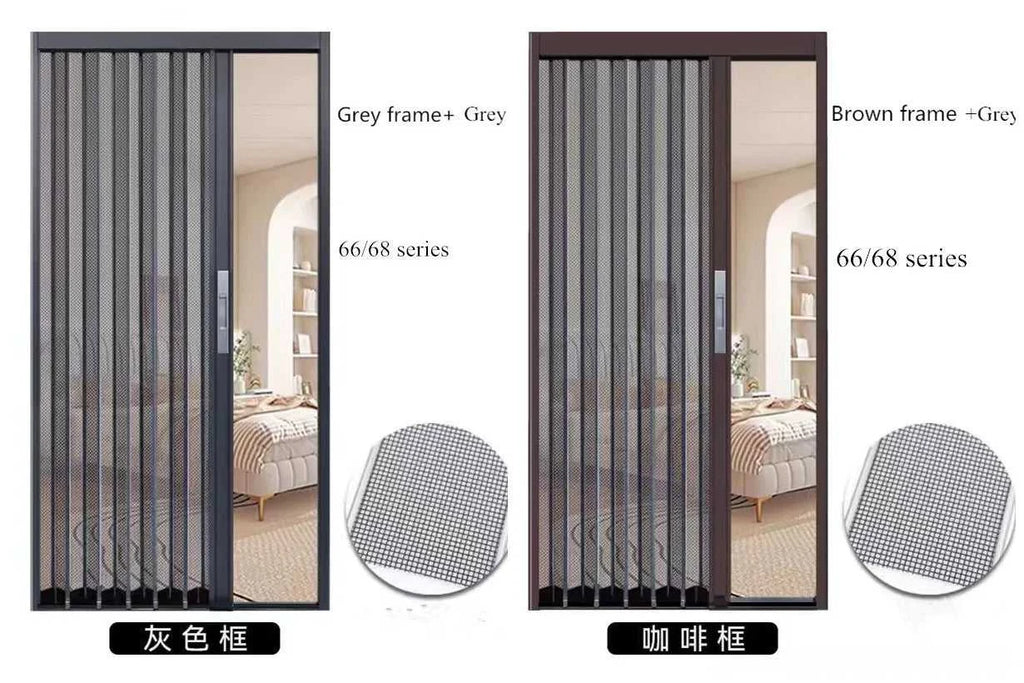 Cats mesh screen door anti scratch aluminum frame Pleated metal Mesh Retractable Folding fly Screen security door The jack market .AU The jack market .AU Home $ 1519 <none>