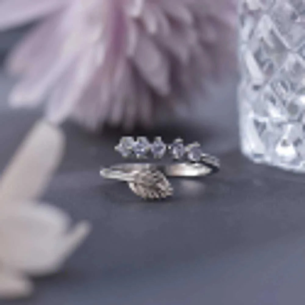 ITSMOS Precious Tanzanite Mystery Leaf Rings Natural Gemstone Purple Daily Women Rings Fresh Jewelry for Women Energy Gift The jack market .AU The jack market .AU Jewellery & Chains $ 67 <none>