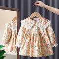 Sweetheart Couture Princess Dress - Casual Pink Cotton-Linen Dress with Big Turn Down Collar for Summer 2023