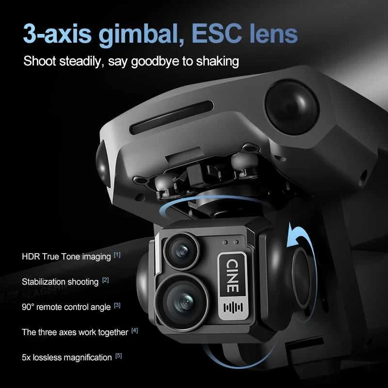 ZLL D12 Drone With 8K HD Camera Screen Remote GPS 360° Obstacle Avoidance 5G Wifi FPV Brushless Motor RC Dron Load capacity 500g The jack market .AU The jack market .AU Drones $ 452 14:193#D12-NO OAS