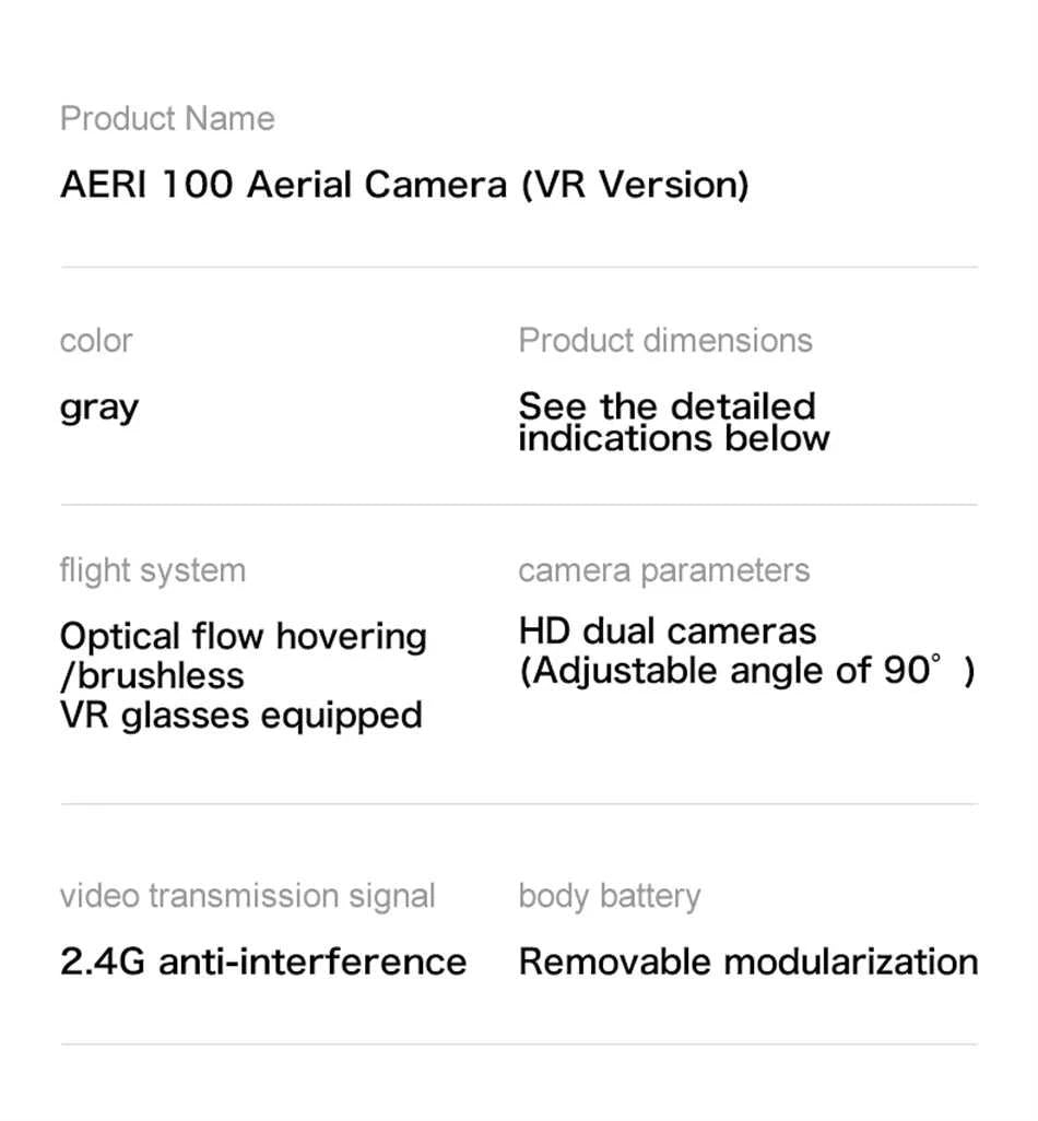 Aeri100 Drone with VR Optical Flow Positioning Brushless Motor HD Aerial Photography Dual Camera Remote Control Aircraft child The jack market .AU The jack market .AU Drones $ 106 14:29#Gray-4K-1B;200000828:201589807#For Xiaomi