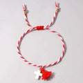 Go2boho Design Tassel Multi Red White Twist Rope Spring Series 2024 Tradition Cute Pendant Greek March Bracelets for Women The jack market .AU The jack market .AU Jewellery & Chains $ 46 200001034:1879172067#B-B23111001I