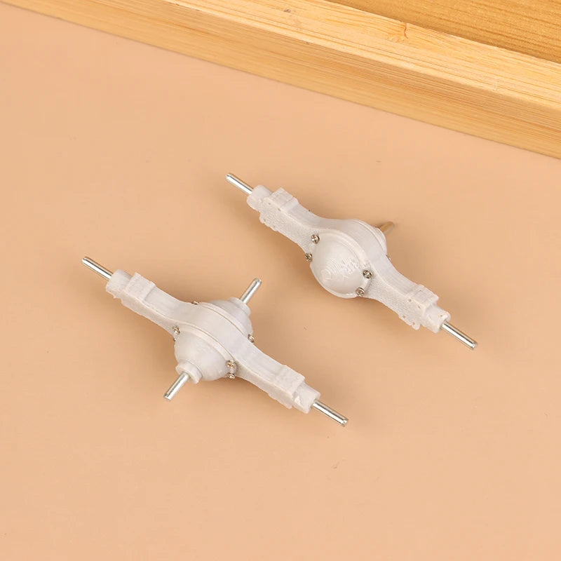 New  1/2/3Pcs 1/32 RC Car Front Middle Rear Bridge Modified Axle Parts DIY Part Metal Gear Accessories