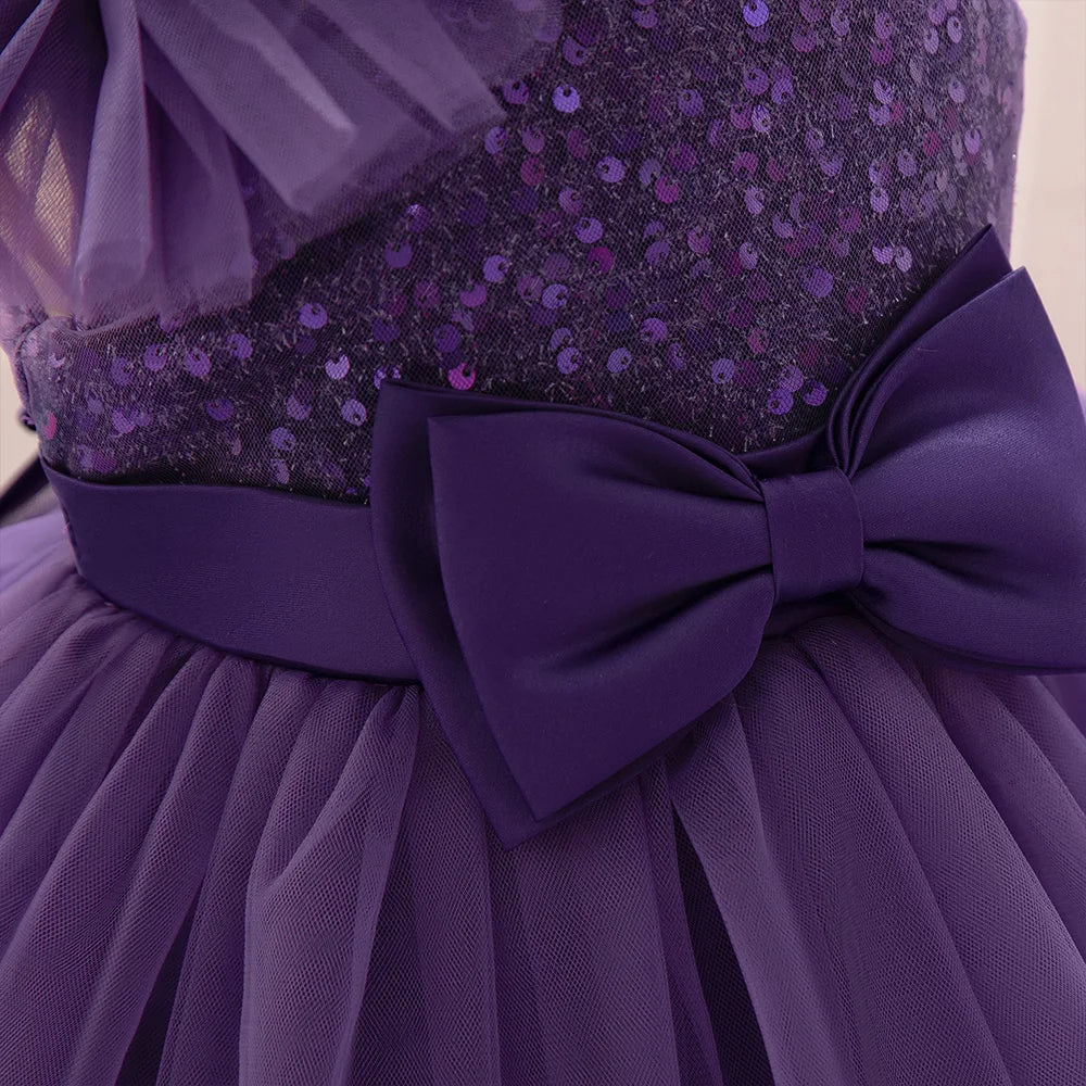 Toddler Tulle Party Baby Girl Dress Fashion 1st Birthday Wedding Prom Dresses Girls Clothes Infant Bow Evening Christmas Costume