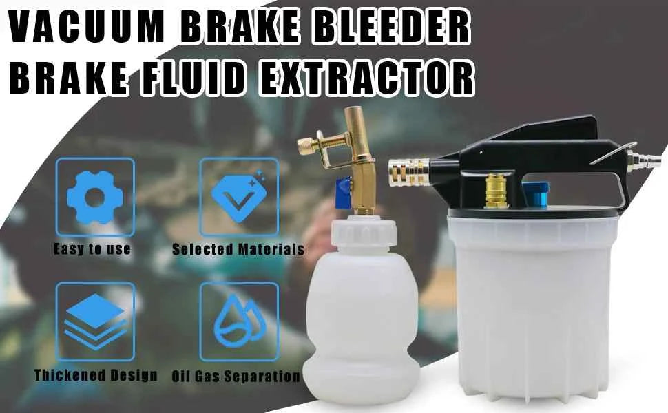2l vacuum brake release kit, pneumatic explosion-proof shunt pressure reducing vacuum pump, brake fluid refueling tool set
