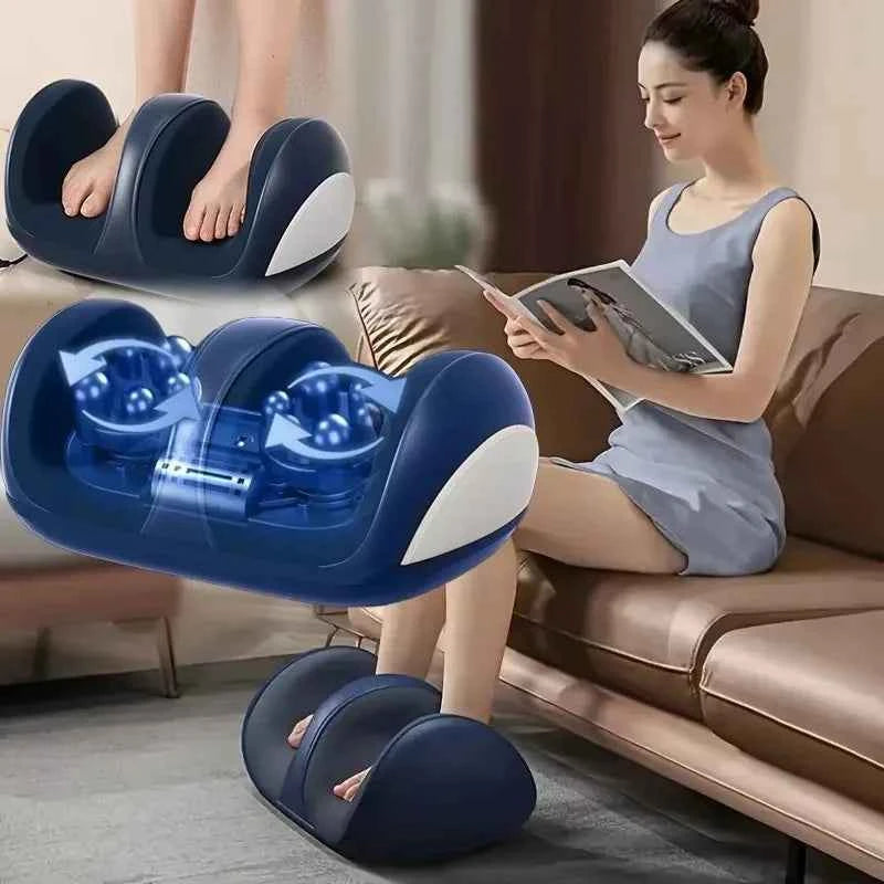 Super Big Foot & Leg Massager | Deep Tissue Shiatsu with Heat & Kneading for Stress Relief & Relaxation