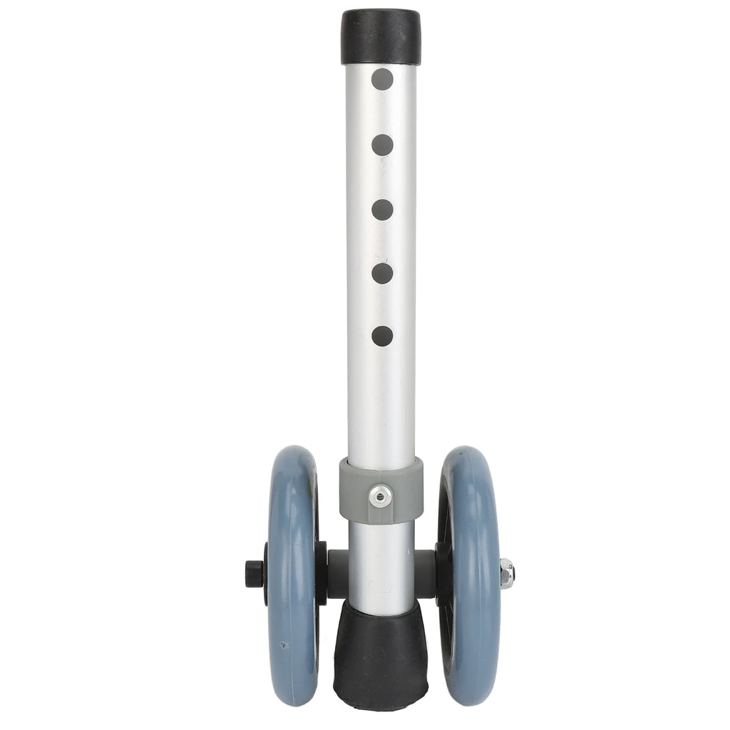 1 pair Walker Wheels Walker Wheels Adjustable Height Replacement Walker Feet Caster with Brake Wheel for Seniors Disabled People