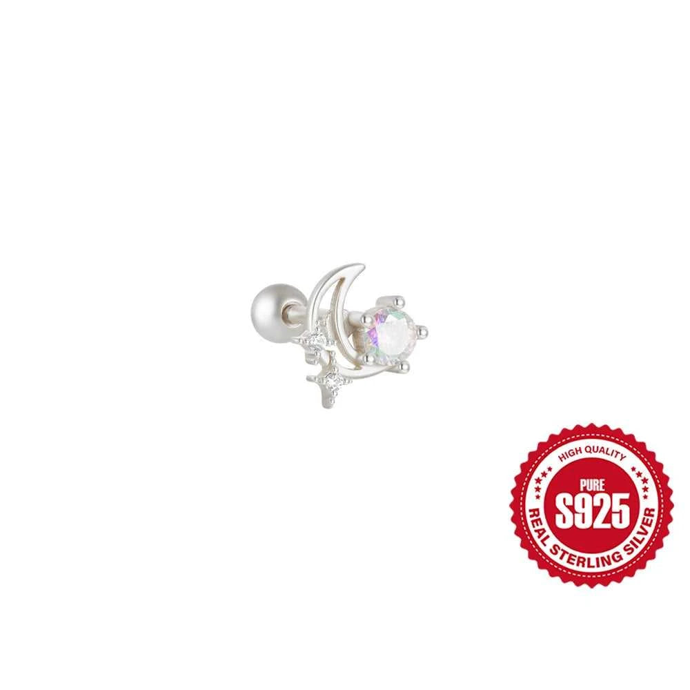 AIDE 925 Sterling Silver 1Pc Mini Shiny Heart/WaterDrop For Women Cartilage Piercing Earring INS Classic Pendant Tassel Gifts The jack market .AU The jack market .AU Jewellery & Chains $ 54 200000226:200006154#26;200001034:361180#1 piece