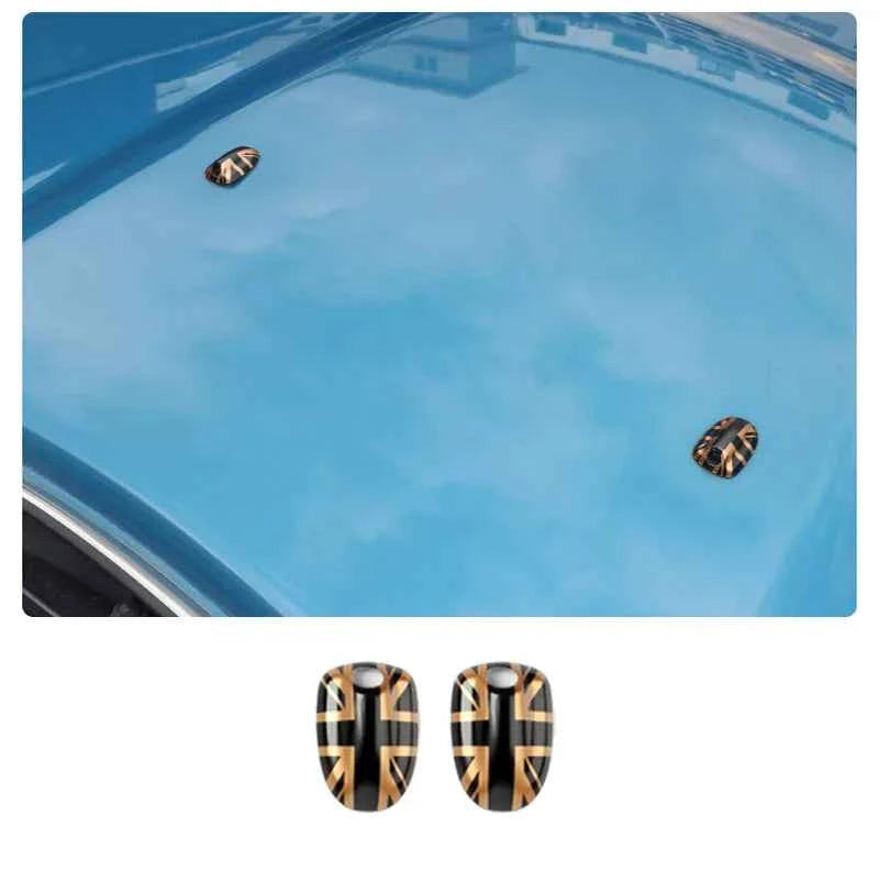 Union Jack Car Wiper Water Spray Nozzle Cover For MINI Cooper S One Countryman Clubman F54 F55 F57 F56 F60 2015-2022 Accessories