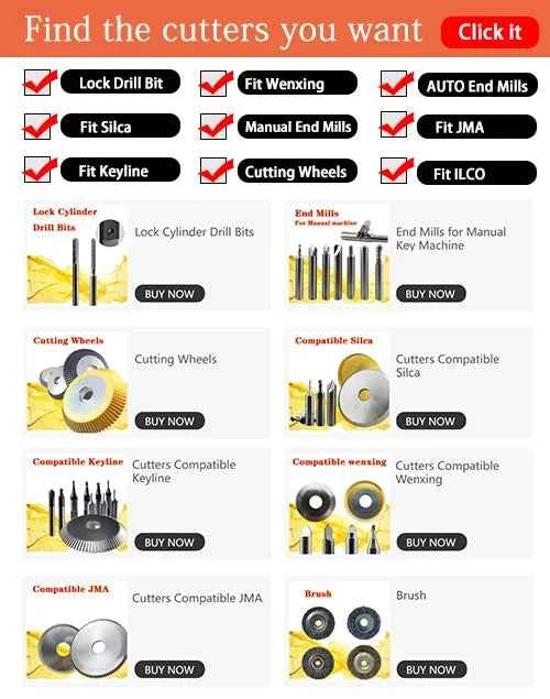 SILCA Cutter 90° F20W T20 – Precision Fit for SILCA MATRIX Key Duplicating Machine