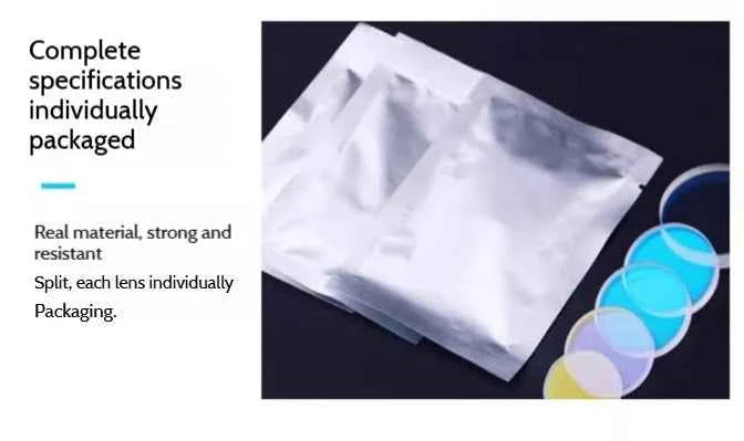 100pcs/lot 18*2 Glass Laser Protection Lens/Protective Windows For Fiber Laser Cutting Machine