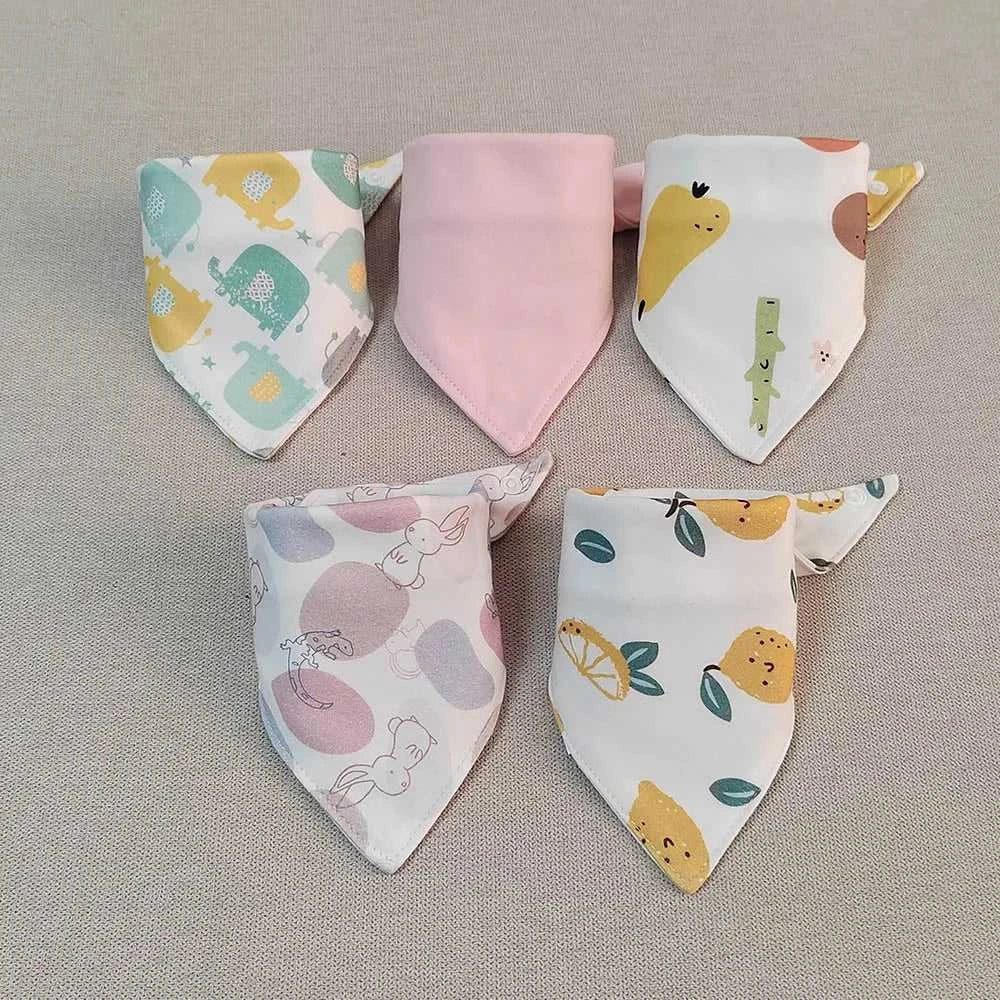 5Pcs/Lot Baby Bandana Bibs Cotton Triangle Double Layer Infant Feeding Burp Cloths Saliva Towel Apron Newborn Accessories The jack market .AU The jack market .AU Mum & Kids: Essential Products for Every Family $ 27 14:173#8;200007763:201336100