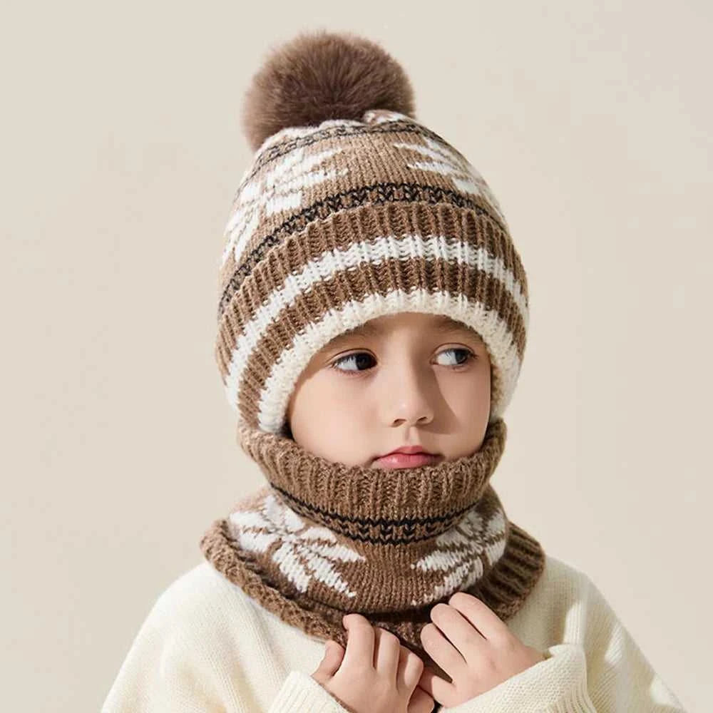 Children's Hats Autumn Winter Knit Hats Boys Girls Thick Scarves Hats Set Soft Comfortable Woolen Beanies Cap Wholesale The jack market .AU The jack market .AU Mum & Kids: Essential Products for Every Family $ 28 14:29#Black;5:200001058