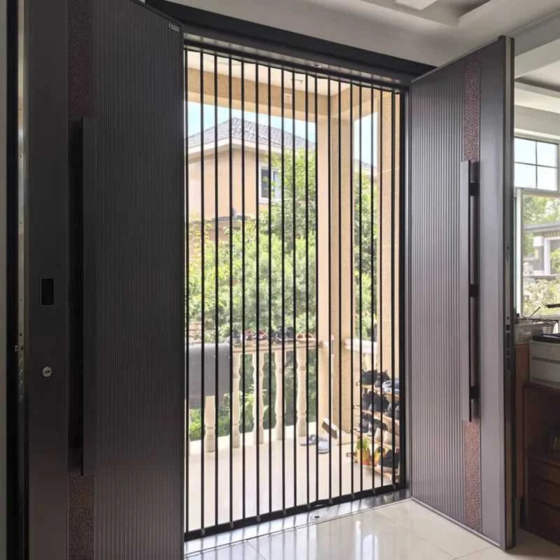 Cats mesh screen door anti scratch aluminum frame Pleated metal Mesh Retractable Folding fly Screen security door The jack market .AU The jack market .AU Home $ 1519 <none>