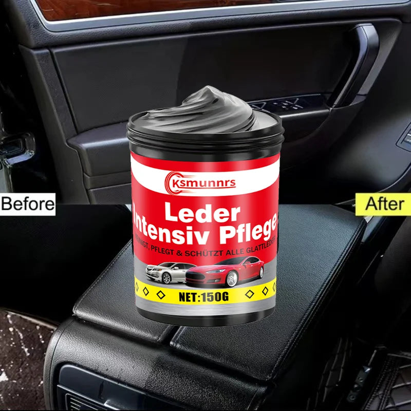 NEW !! Car interior renovation wax, plastic parts renovation, leather gloss wax, tire protection oil, black vehicle yellowing
