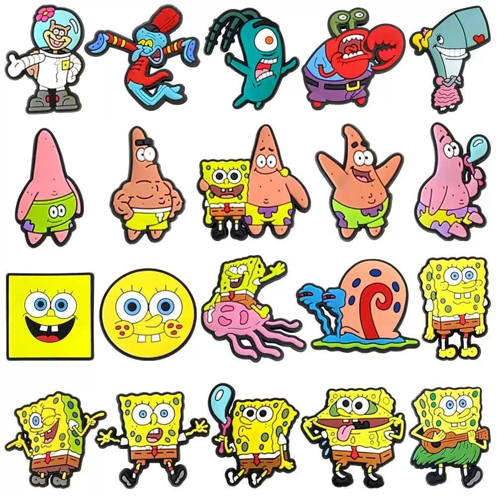 1-32Pcs Spongebob Shoe Charms PVC Cartoon Shoes Accessories Decorations Buckle for Bubble Slides Sandals Kids Party Xmas Gifts The jack market .AU The jack market .AU Step Up Your Style: Trendy Shoes for Every Occasion! $ 50 14:202529824#12pcs;200007763:201336100