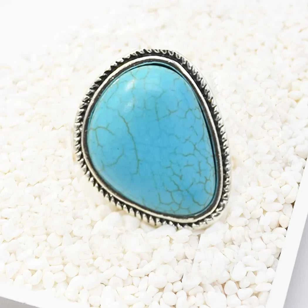 Boho Ethnic Tibet Turquoise Rings For Women Men Retro Silver Color Adjustable Carved Gypsy Tribal Pakistan Afghan Indian Jewelry The jack market .AU The jack market .AU Jewellery & Chains $ 48 200000783:10#turquoise ring D