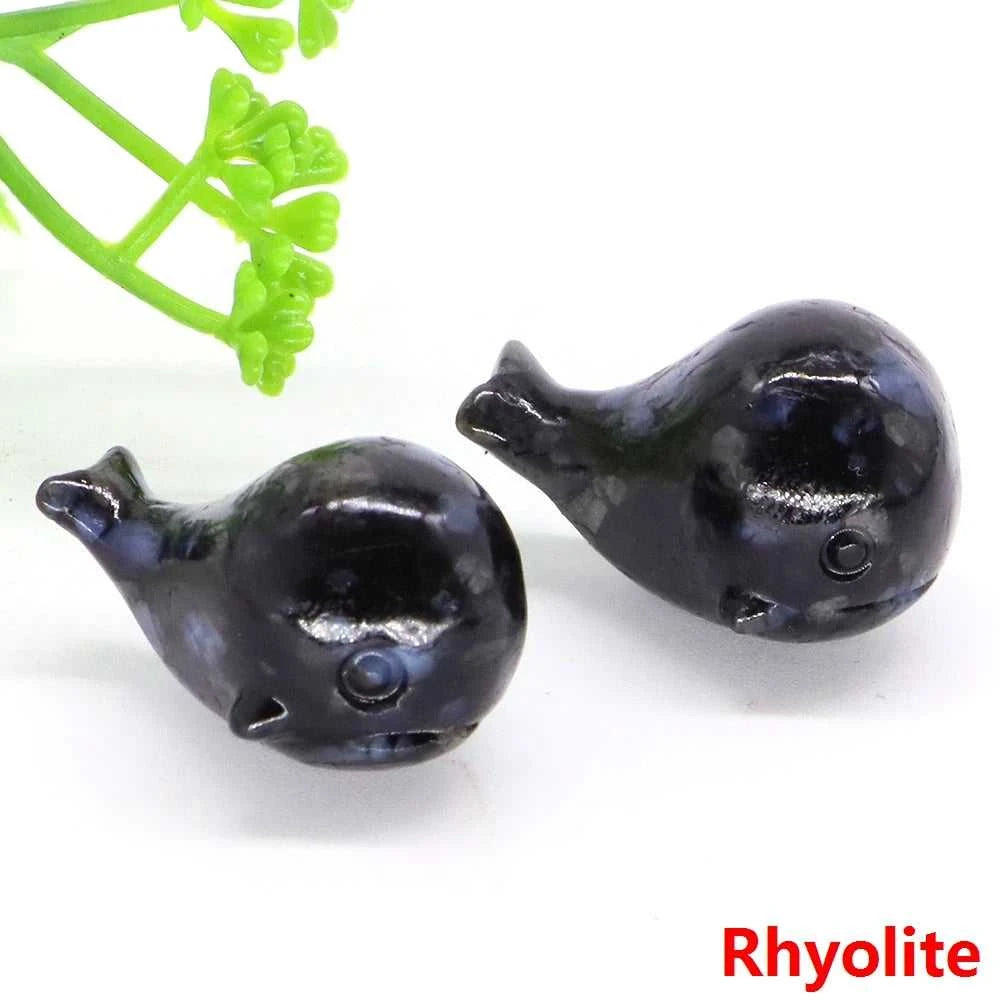 1.2" Mini Cute Whale Statue Natural Stone Crystal Carved Healing Animal Figurine Reiki Gemstone Crafts Home Decoration Wholesale The jack market .AU The jack market .AU Home $ 27 14:350851#Leopard Skin Jasper;5:200000990#1 pc