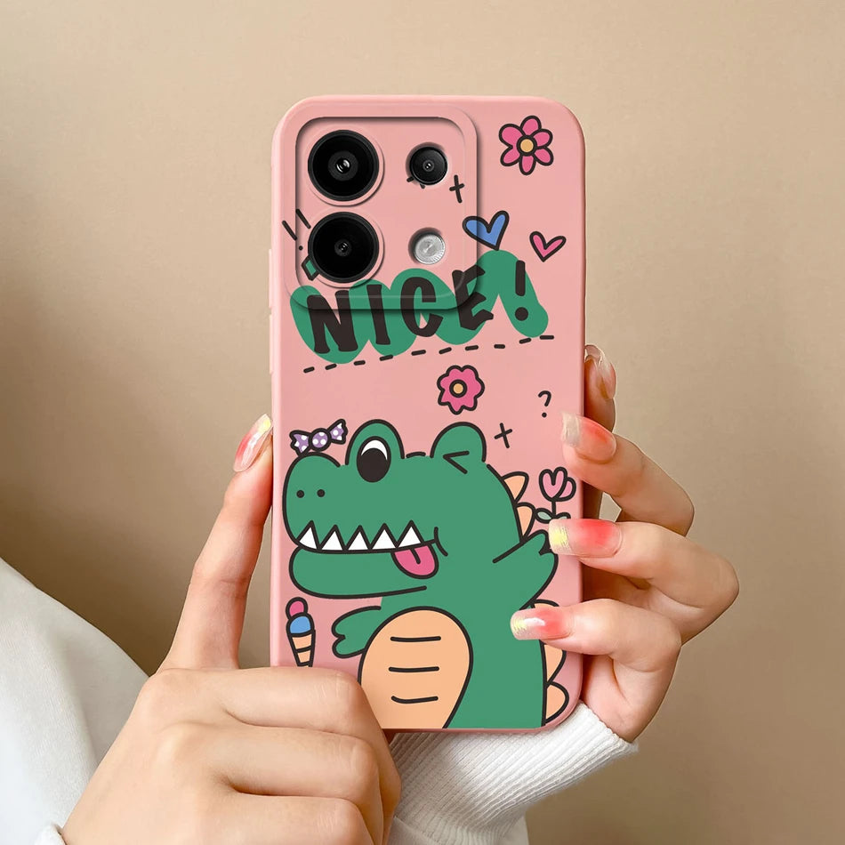 Xiaomi Poco X6 Pro Anime Silicone Case - Full Protection & Shockproof Design for Ultimate Style & Durability