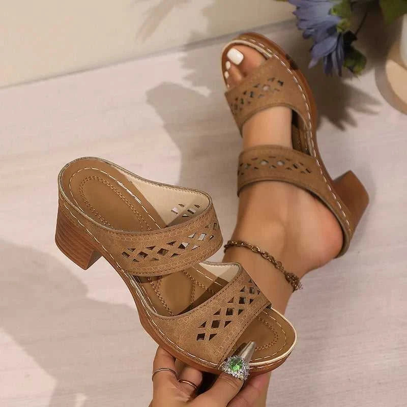 Retro Hollow Out Thick-Heeled Sandals Women Summer Lightweight High Heels Slippers Woman Plus Size Outdoor Platform Sandles 43 The jack market .AU The jack market .AU Step Up Your Style: Trendy Shoes for Every Occasion! $ 67 14:200001438;200000124:200000338