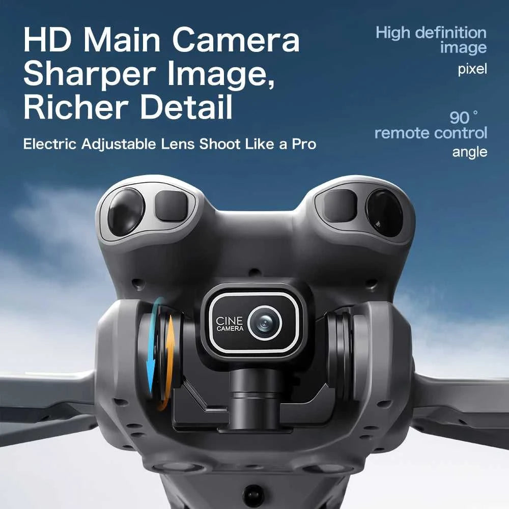 NEW Foldable Drone With Screen Control 8k Aerial Photography Optical Flow Positioning 360° Obstacle Avoidance Helicopter Drone The jack market .AU The jack market .AU Drones $ 133 14:29#4k-Dark Grey