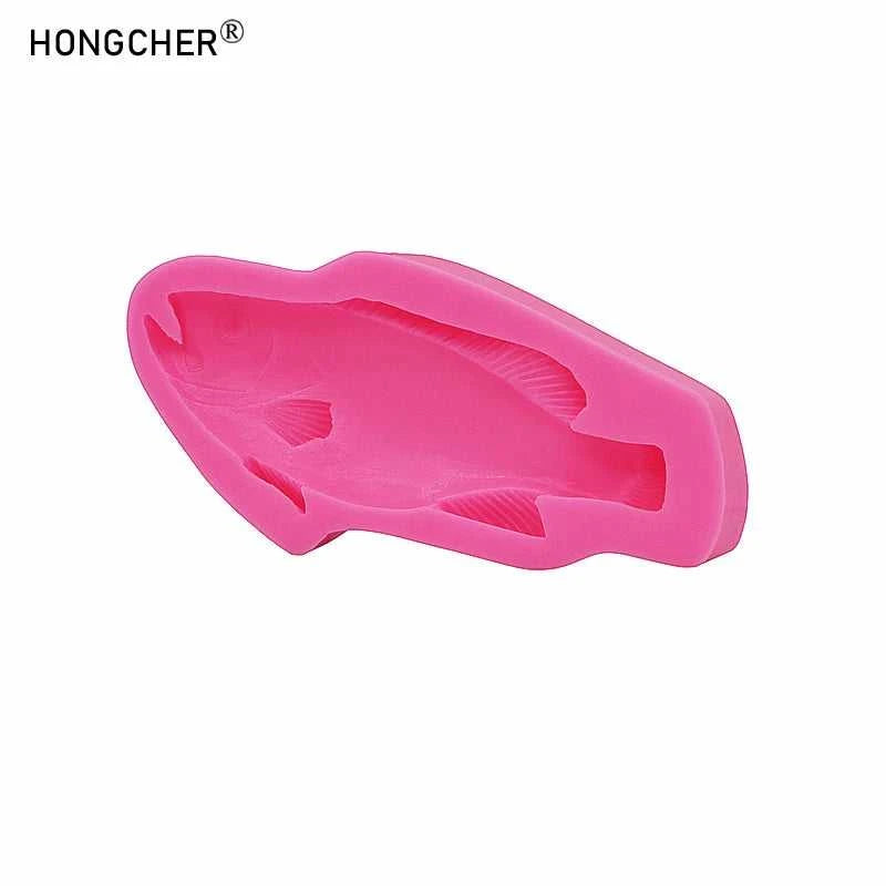 Silicone Fish Mold - Food Safe Chocolate Candy Fondant Ice Mold Flexible Soap Candle Wax Resin Polymer Clay Mold,Fish Mold The jack market .AU The jack market .AU Fishing Gear $ 20 14:200006153#Pink