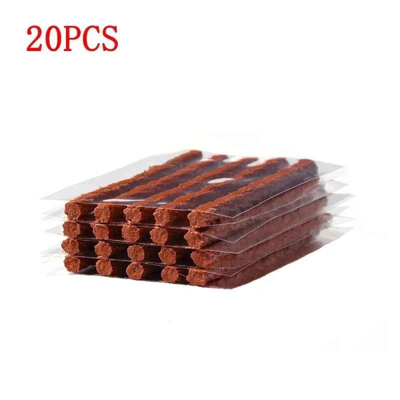 Car Bike Truck Motorcycle Tire Repair Tool Set 2024 Best-selling Tyre Puncture Plug Patch Strip Glue Garage Tools Accessories