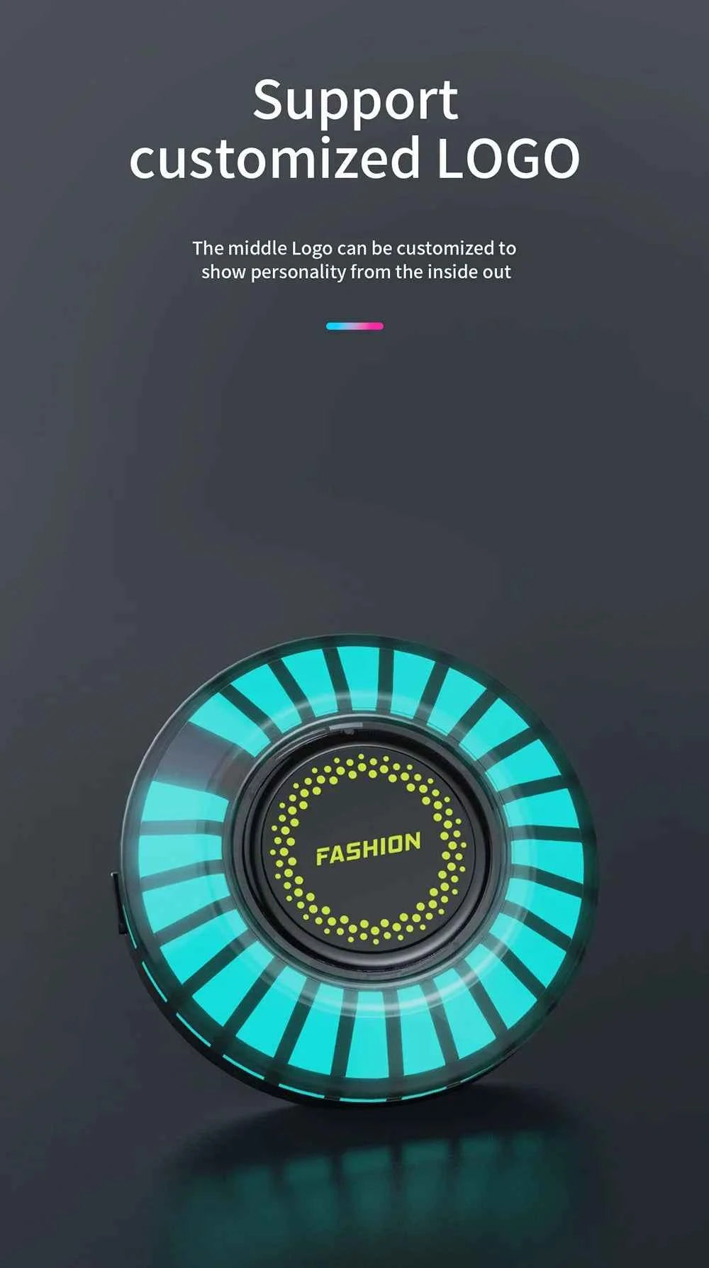Car Music Rhythm Lamp Air Freshener RGB LED Strip Sound Control Voice Rhythm Atmosphere Light  256 Colors Option App Control
