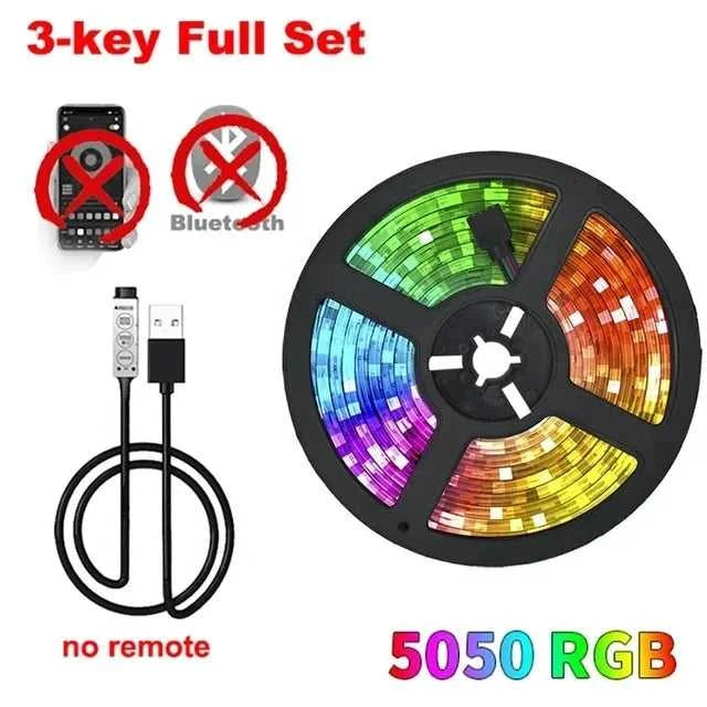 1-30M/100FT LED Strip Light USB RGB LED Ribbon Tape Bluetooth Touch Remote Control LED Strip LED TV Backlight For Bedroom Decor The jack market .AU The jack market .AU Home $ 67 136:9131285835#IR 3Key;14:29#RGB 5050;380:6287#25M