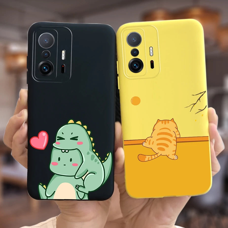 Xiaomi 11T Pro Case - Cute Cartoon Design, Soft Silicone Protection for Xiaomi Mi 11T Pro & 11TPro