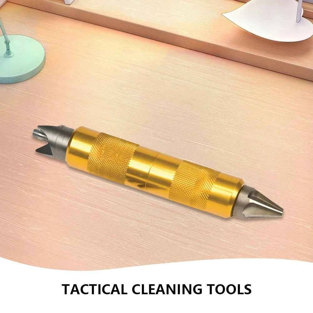 Primer Multifunctional Pocket Cleaners & Reamers - Portable Aluminum Alloy & Steel Tool for Metal/Plastic Deburring
