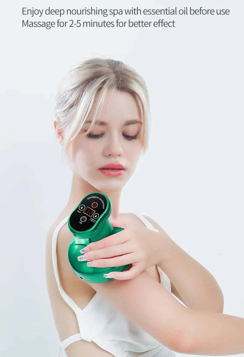 Revitalize Body & Mind Electric Cupping Massager with Infrared Heat & Suction for Cellulite Reduction