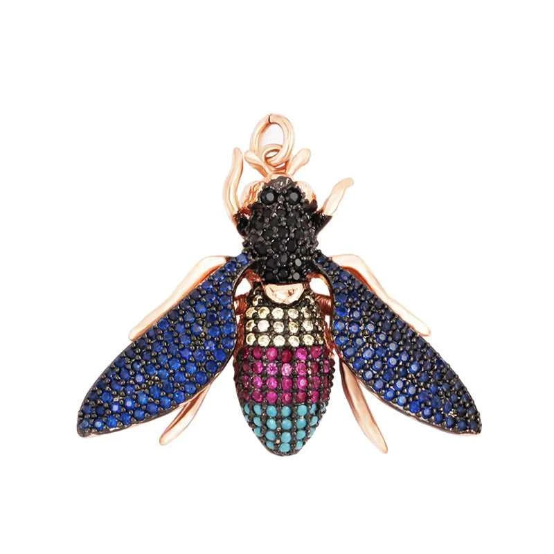 Colourful Fly Bee Ladybird Insect Charm Paved with Rainbow Cubic Zirconia,18K Gold Plated Jewelry Making Hand Craft Material M75 The jack market .AU The jack market .AU Jewellery & Chains $ 63 14:29#M750426-Gold;200007763:201336100