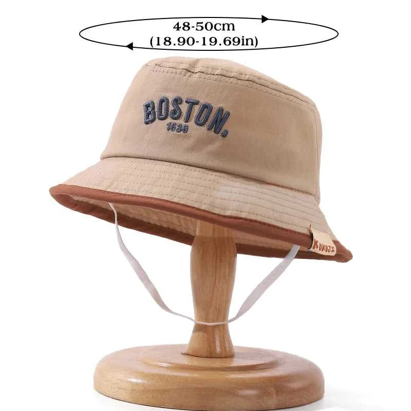 Spring Summer Baby Bucket Hat Letter Embroidered Baby Boys Girls Fisherman Cap Kids Beach Panama Sun Hats The jack market .AU The jack market .AU Mum & Kids: Essential Products for Every Family $ 24 14:29#blue;5:100014066#48-50CM fit 1-3Y