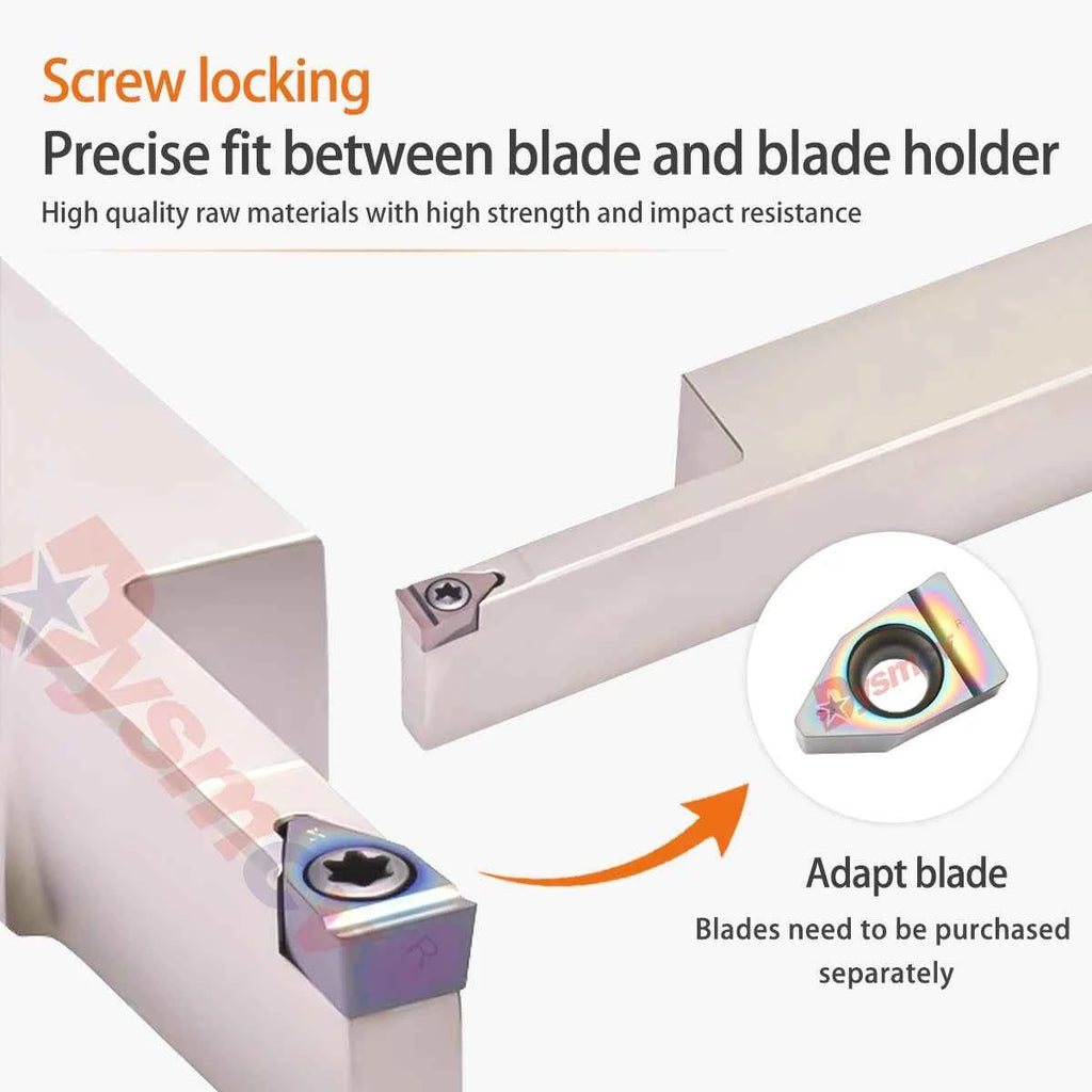 CNC Masters Premium Lathe Tool Holder | MTEHR MTEHL2525/2020/3232 | Deep Grooving & Large Cutting Precision