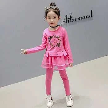 New Spring Girls Clothing Sets Cotton Cute Flower Long Sleeve Top + Pants Little Princess Suit For 3-10 Years Kids Birthday Gift The jack market .AU The jack market .AU Mum & Kids: Essential Products for Every Family $ 45 14:771#As the picture;200000463:200004207#5T(Size 130);200007763:201336100