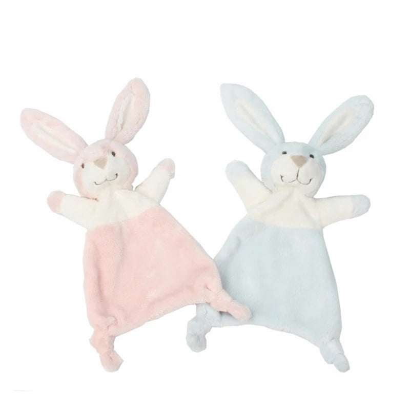 Baby Appease Towel Soft Plush Comforter Blankie Cute Bunny Animal Sleeping Toys For Newborn