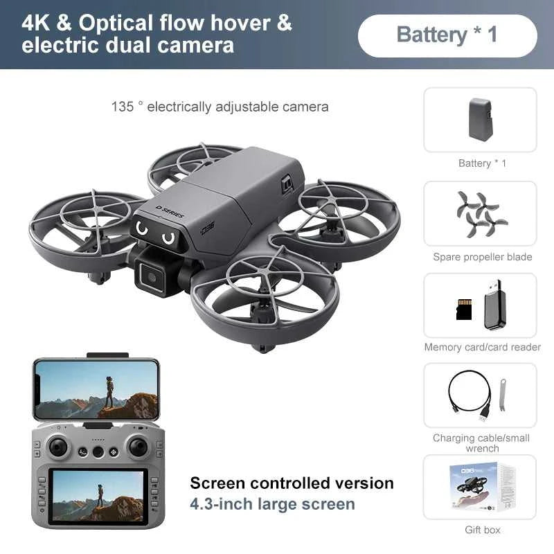 Lenovo D36 Drone 4K HD 8k Triple Camera FPV Brushless Motor Obstacle Avoidance Foldable RC Quadcopter Professional Aerial The jack market .AU The jack market .AU Drones $ 131 14:691#D36-Gery-4K-1B