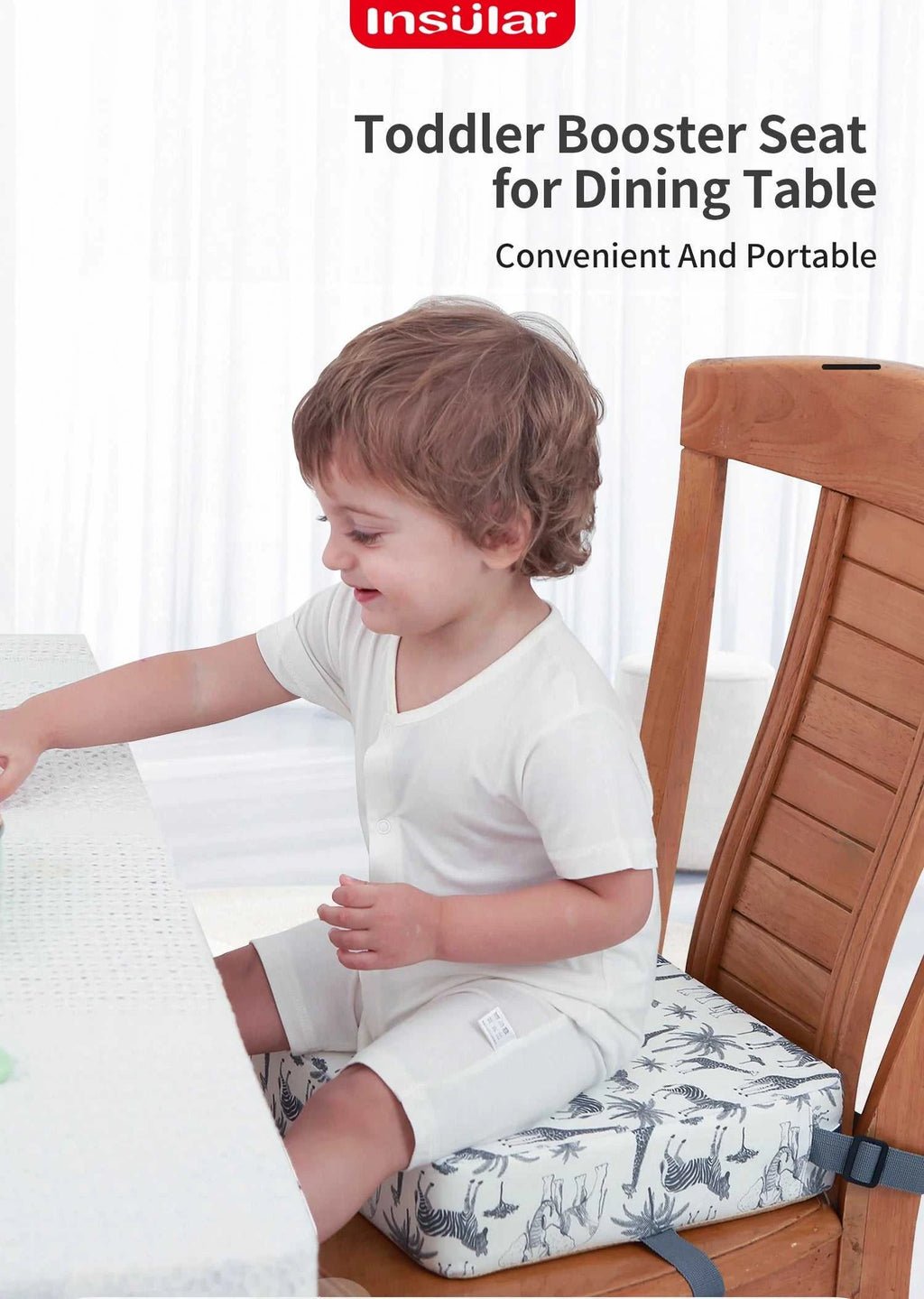 INSULAR Adjustable Cushion Children Seating Washer Kids Booster Seats Baby Dining Heightening Insole Removable Safety Cushions The jack market .AU The jack market .AU Mum & Kids: Essential Products for Every Family $ 40 14:691#Giraffe