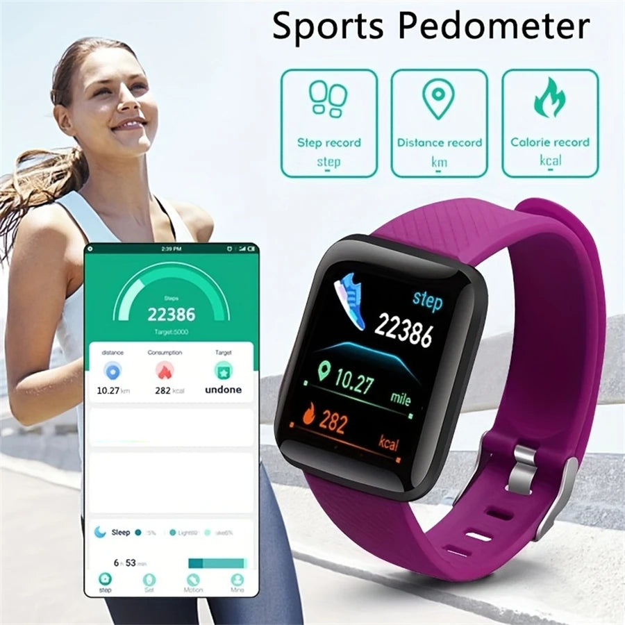 Multifunctional Smart Watch D13 for Men & Women - Bluetooth Fitness Tracker, Music Player, Sleep Monitor & Sports Bracelet