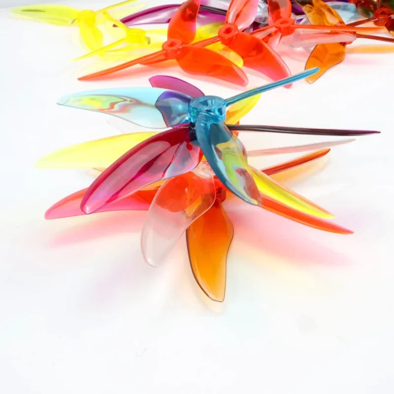 51499 2Pairs Purple Gemfan Hurricane  Props 5 Inch 3-Blade CW/CCW PC Propeller for RC Drone FPV Racing  2306 Motor Nazgul5 LAL5