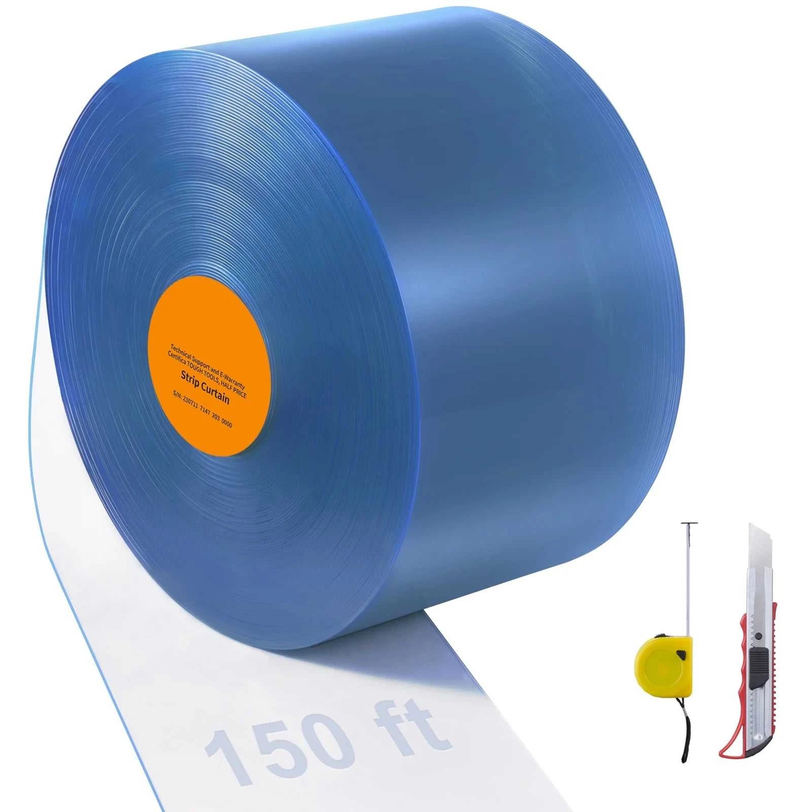 SucceBuy 50/100/150ft PVC Strip Curtain 8"/12" Clear Smooth Plastic Door Strips Curtain Bulk Roll for Warehouses Factories The jack market .AU The jack market .AU Home $ 174 14:201504127#164 ft x 8 in;200007763:201336106