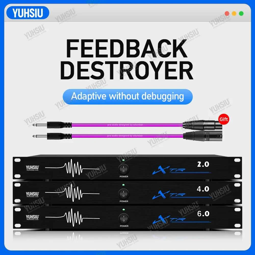 Professional Feedback Destroyer 2 in 2 Out Performance Stage Conference Automatic Anti-Howling KTV Microphone Frequency Shifter The jack market .AU The jack market .AU Accessories Electronics $ 239 14:29#2.0 220V