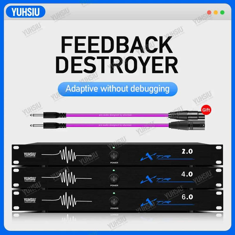 Professional Feedback Destroyer 2 in 2 Out Performance Stage Conference Automatic Anti-Howling KTV Microphone Frequency Shifter The jack market .AU The jack market .AU Accessories Electronics $ 239 14:29#2.0 220V