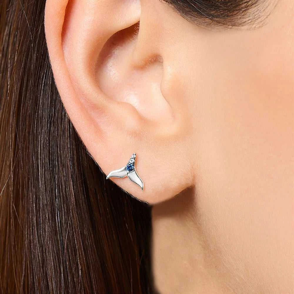 Dolphin Tail Fin Ring Ear Stud Pendant Jewelry Set Brand New Fine Jewelry 925 Sterling Silver Trendy Gift For Women The jack market .AU The jack market .AU Jewellery & Chains $ 67 200000226:29#Set