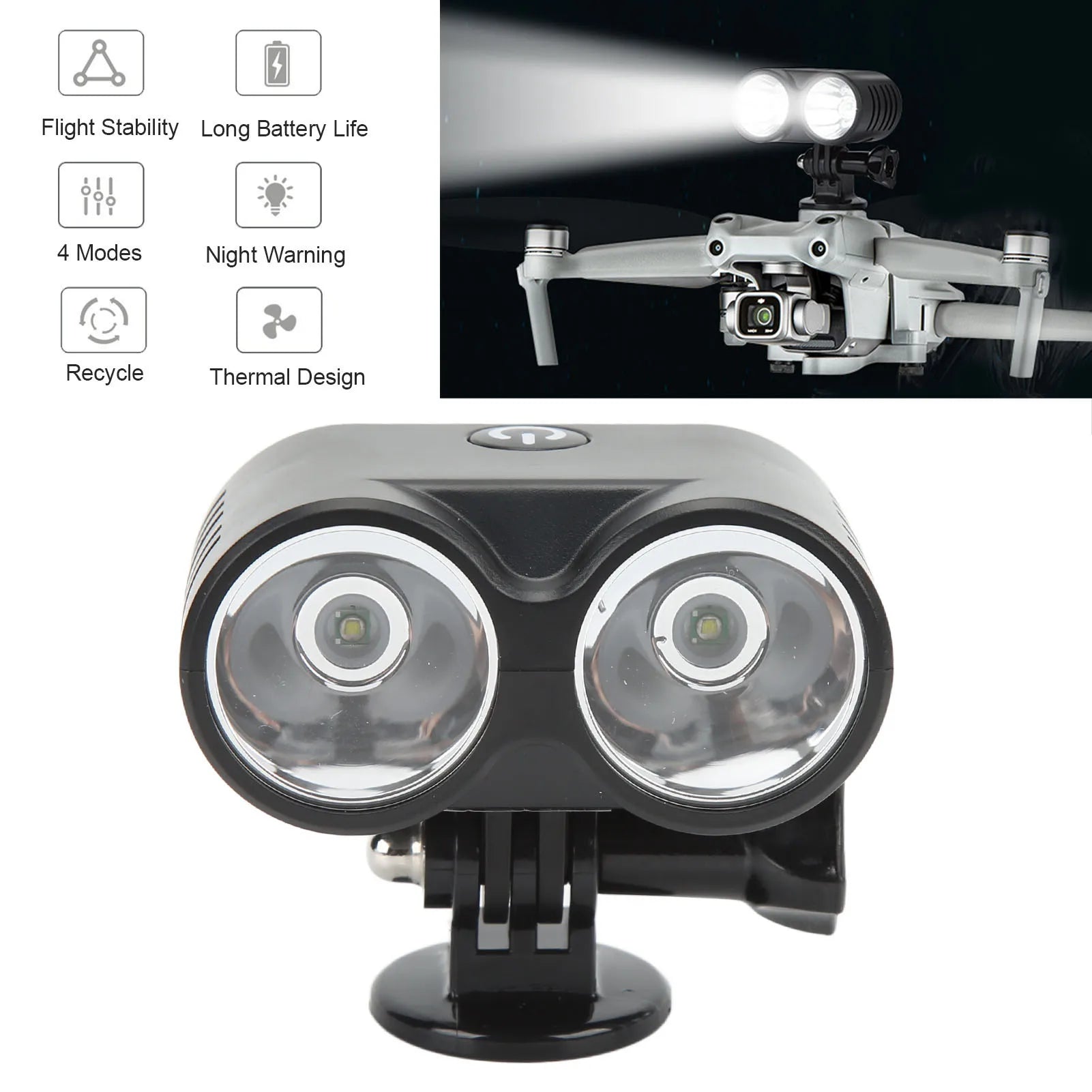 Drone Owl Searchlight 4 Modes Night Flying Light Universal Type for DJI Conversion Upgrade