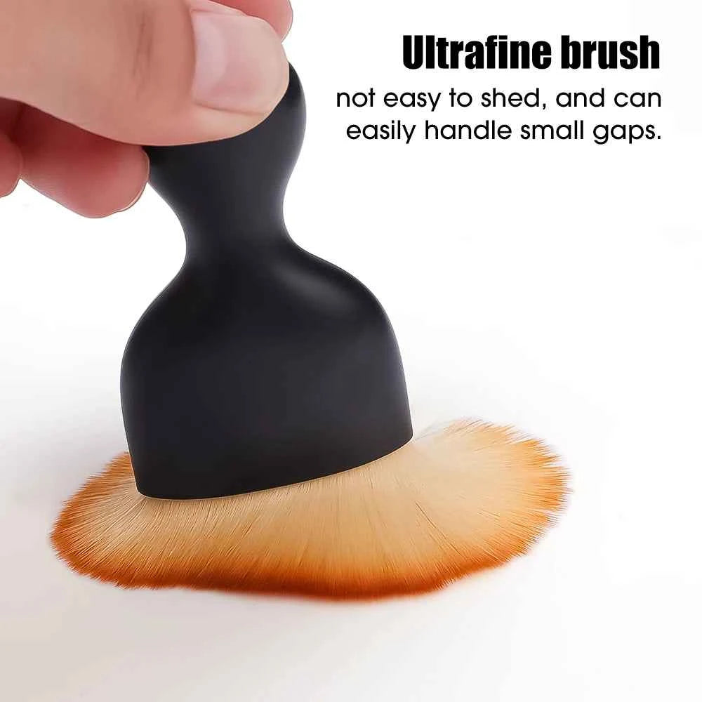 Car Interior Cleaning Brush Tool Conditioner Air Outlet Cleaning Soft Brush Car Crevice Dust Removal Car Detailing Crevice Dust