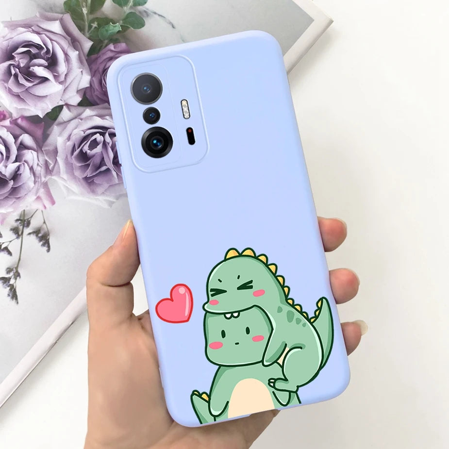 Xiaomi 11T Pro Case - Cute Cartoon Design, Soft Silicone Protection for Xiaomi Mi 11T Pro & 11TPro